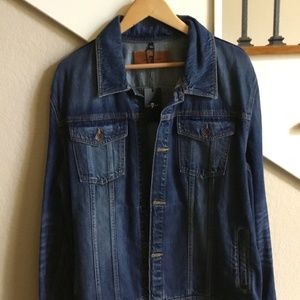 7 For All Mankind XL Men’s Medium Wash Jean Jacket NWT